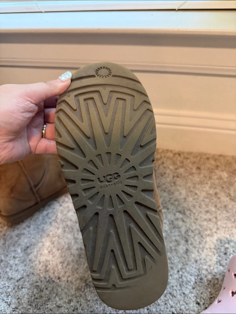 UGG suede exterior